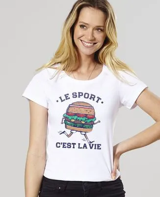 Sweatshirt homme Le sport c'est la vie