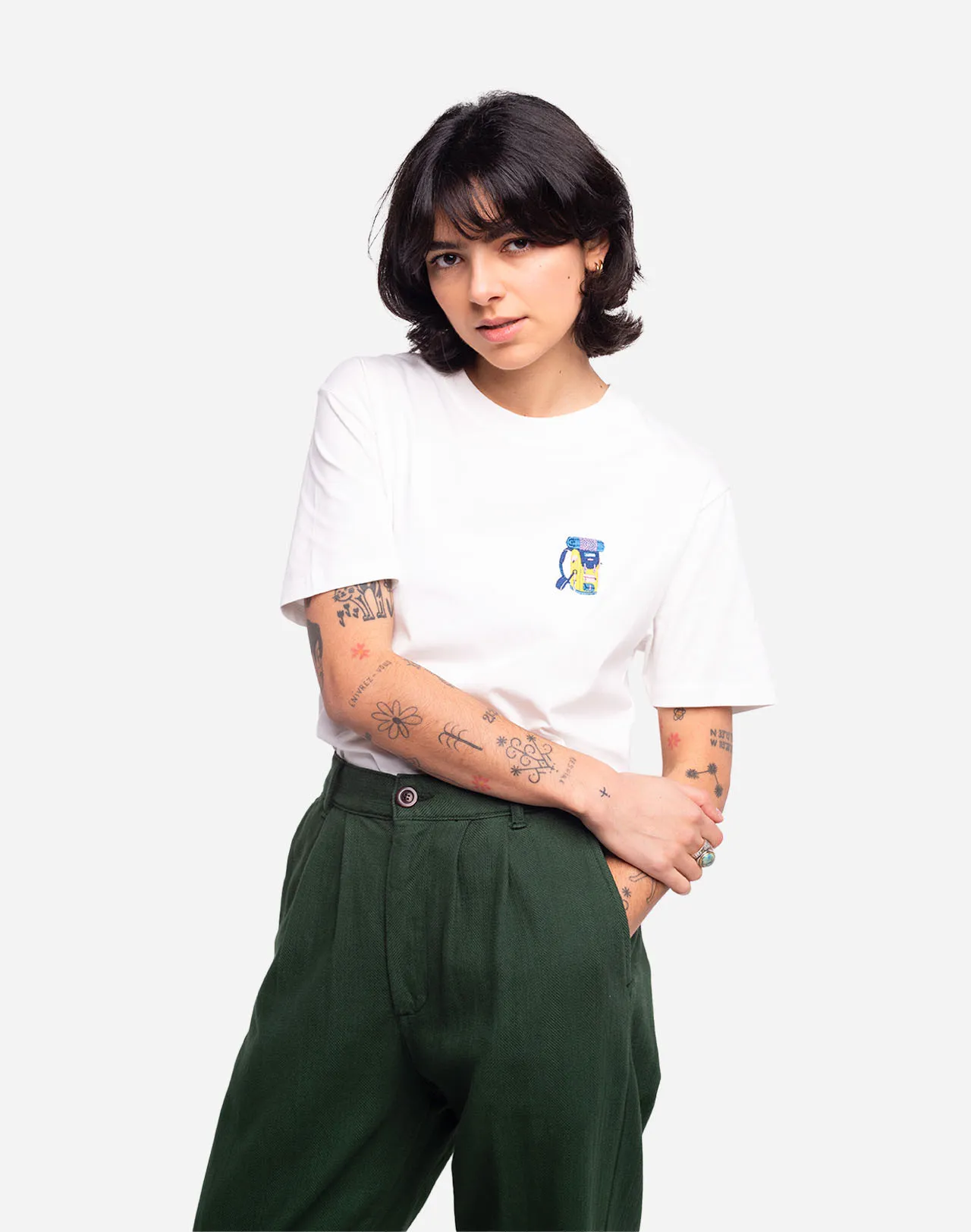 T-shirt Bag Pack écru Taille XL Couleurs Écru
