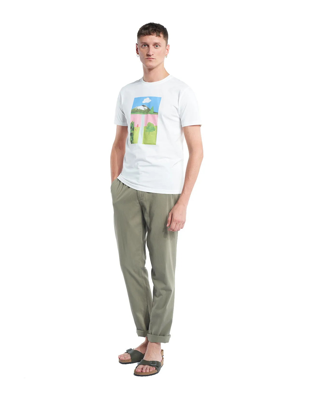 T-shirt Iwate Taille L Couleurs Écru