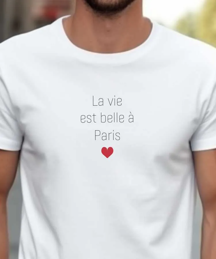 T-Shirt La vie est belle à Paris