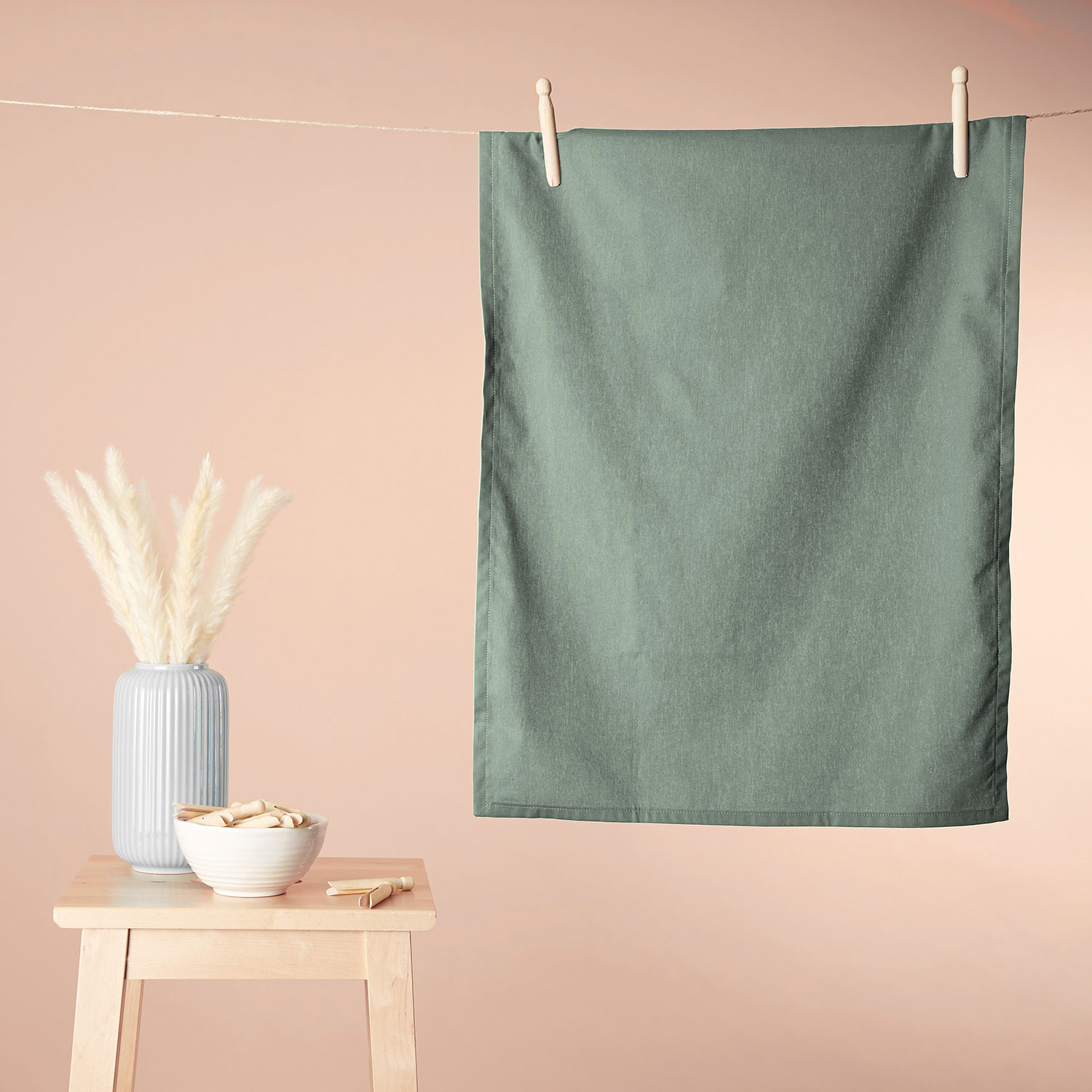 Tissu en coton Cretonne Uni – roseau