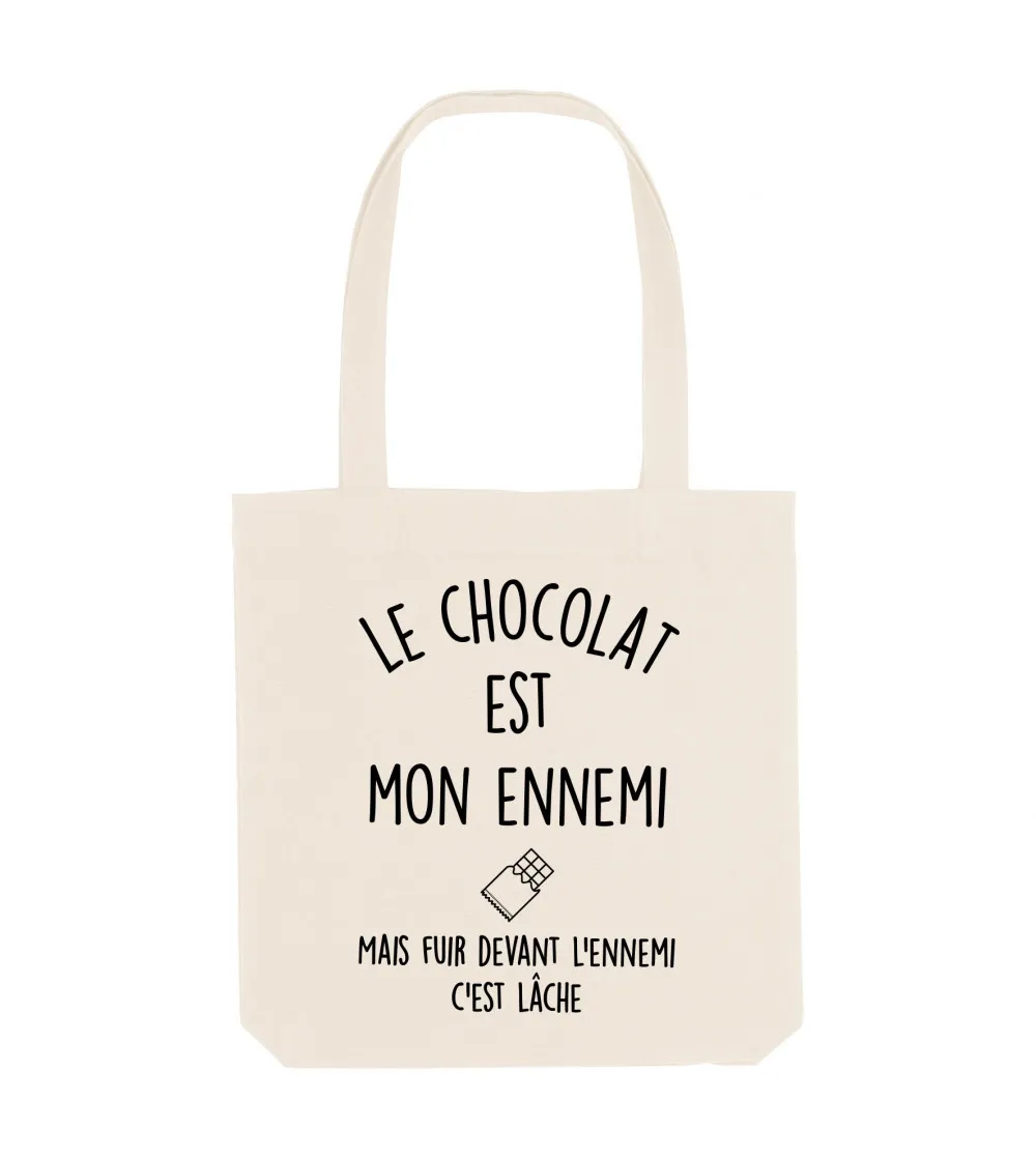 Tote Bag - Le chocolat est mon ennemi