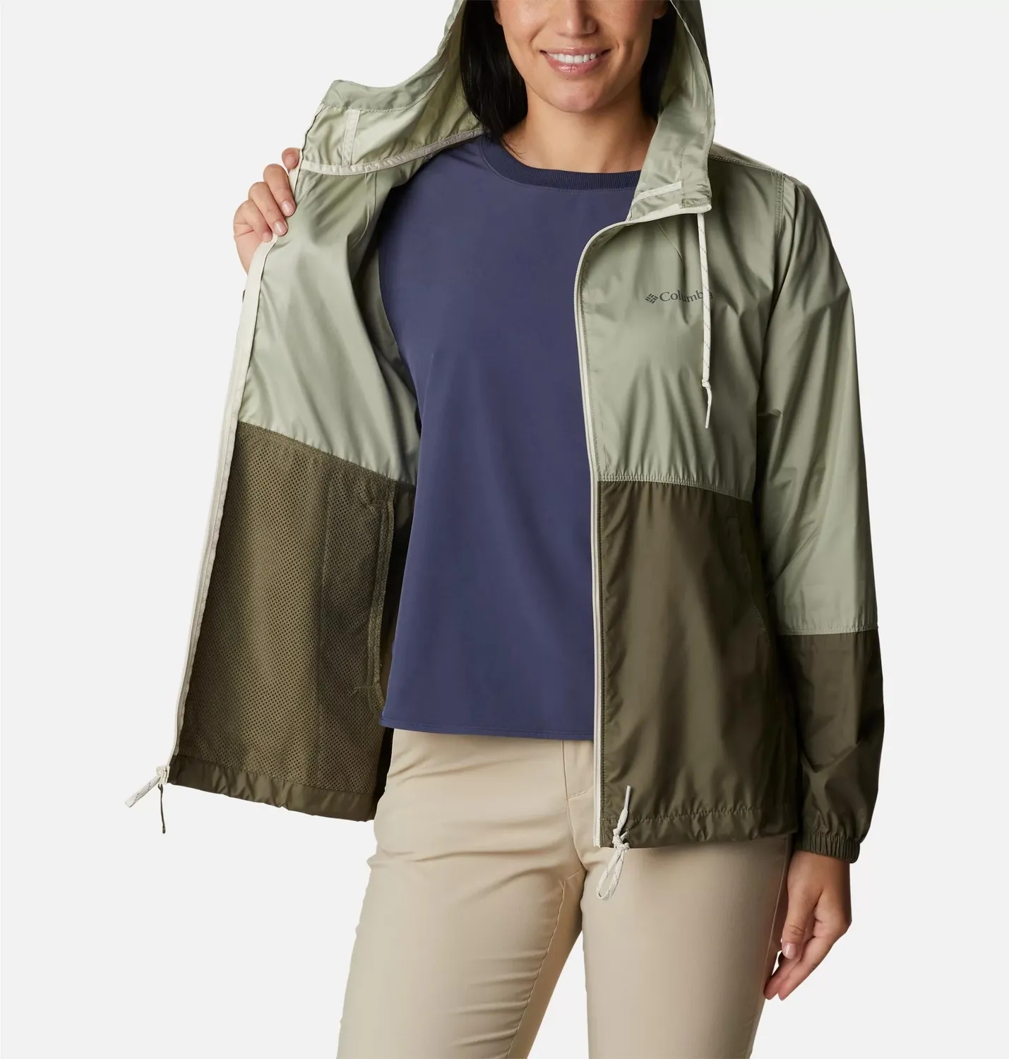 Veste Columbia Femme Flash Forward Windbreaker Safari Stone