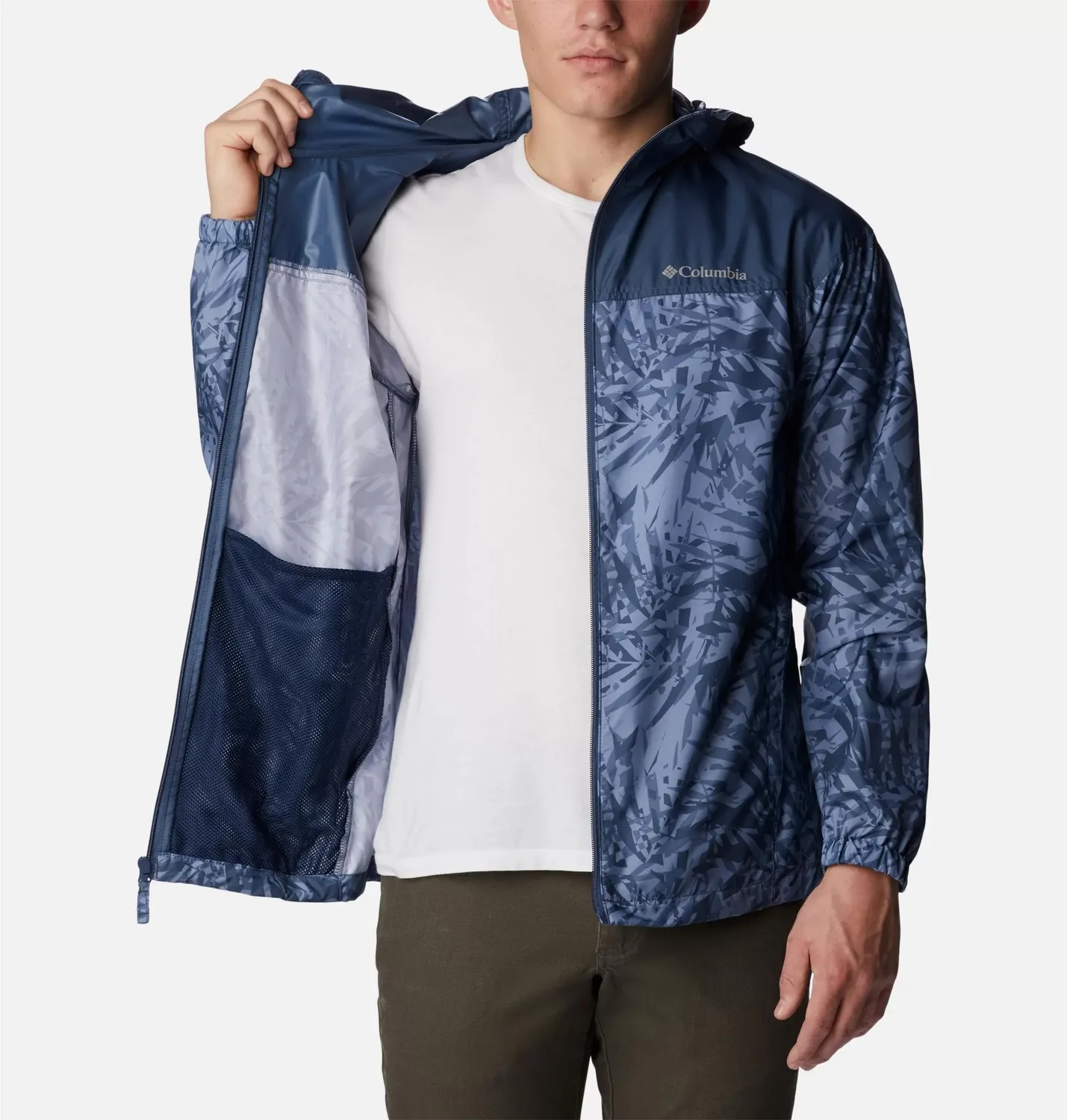 Veste Columbia Homme Flash Challenger Novelty Windbreaker Bluestone Dye