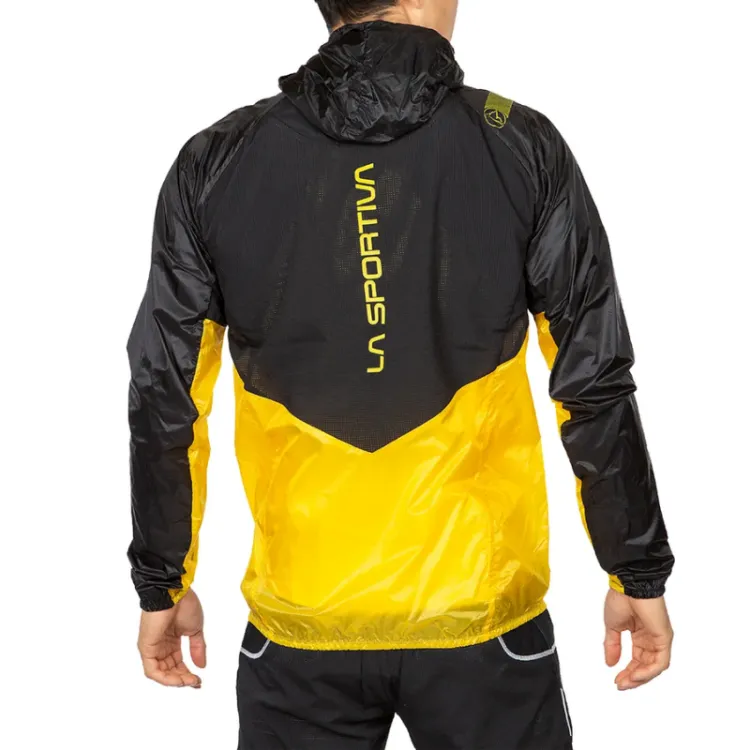 Veste de trail La Sportiva "Blizzard Windbreaker Jkt M" - Homme Taille S Couleur Noir