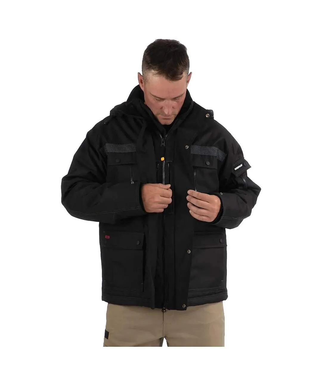 Veste isolée parker homme noir Caterpillar